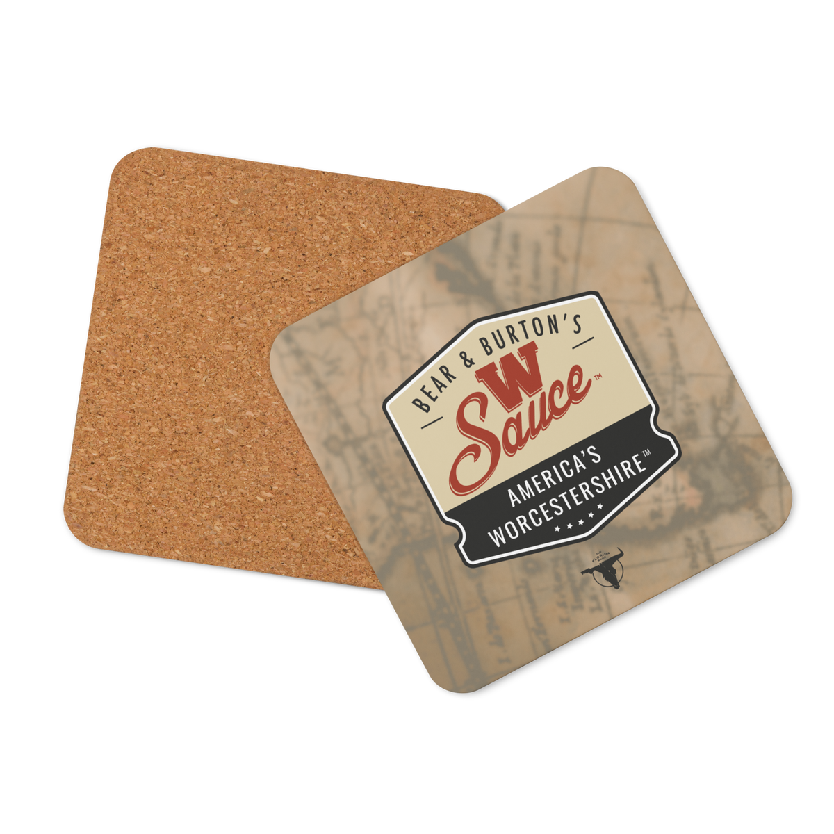 W Sauce Coasters