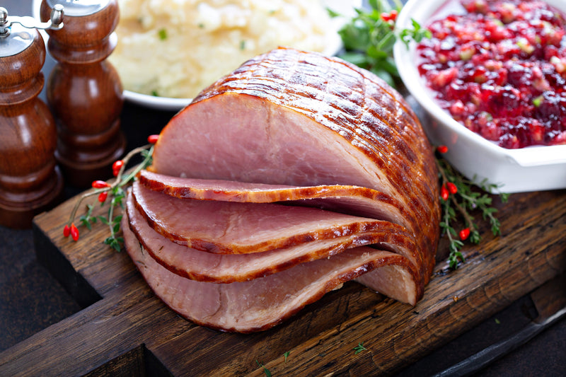 Breakfast Sauce Glazed Ham