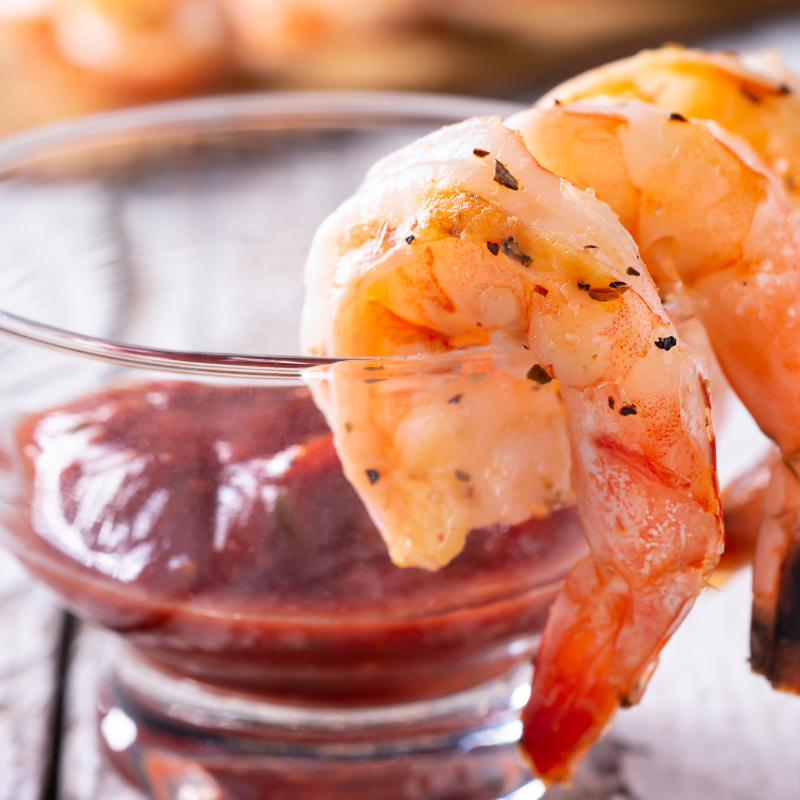 Spicy Bloody Mary Shrimp Cocktail