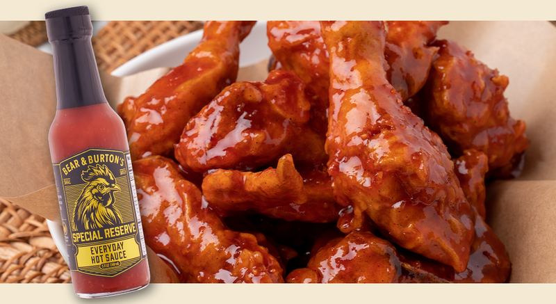 Bear & Burton's Everyday Hot Sauce BOLD Buffalo Wings