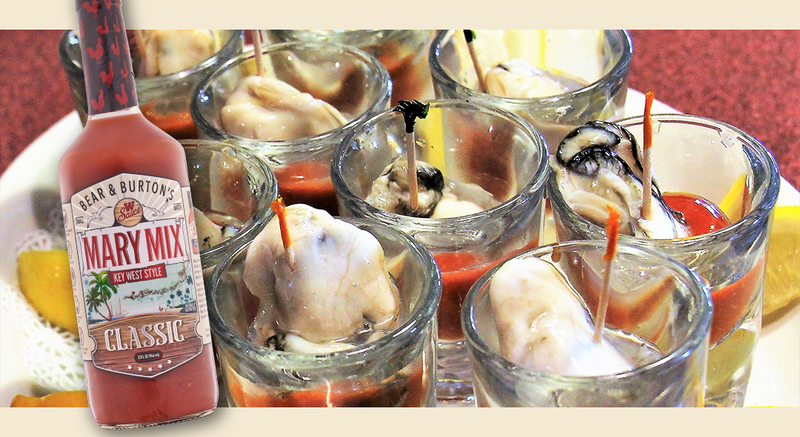 Bear & Burton's Mary Mix Oyster Shooters