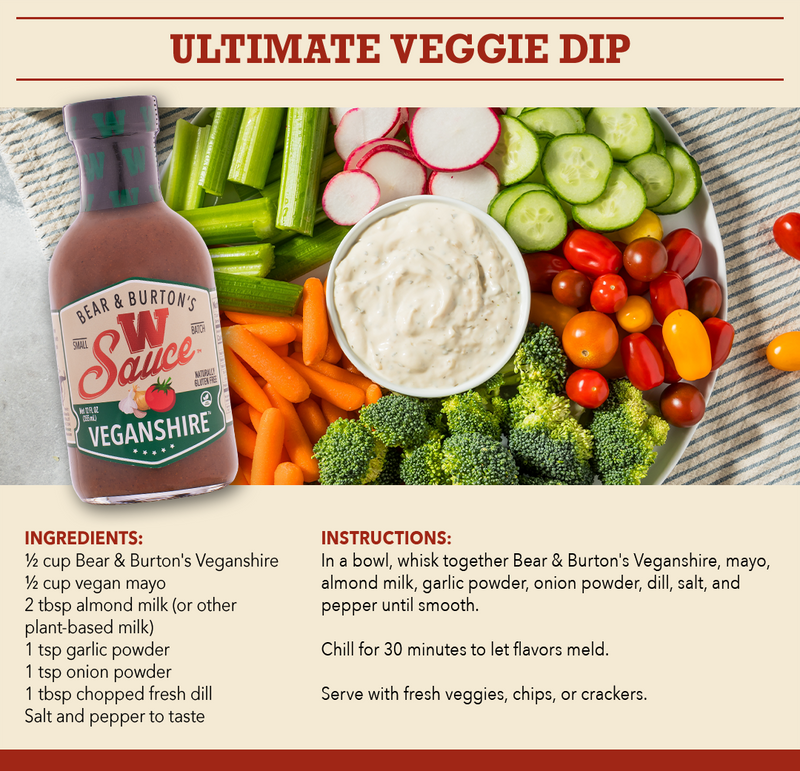 Bear & Burton's Veganshire Ultimate Veggie Dip