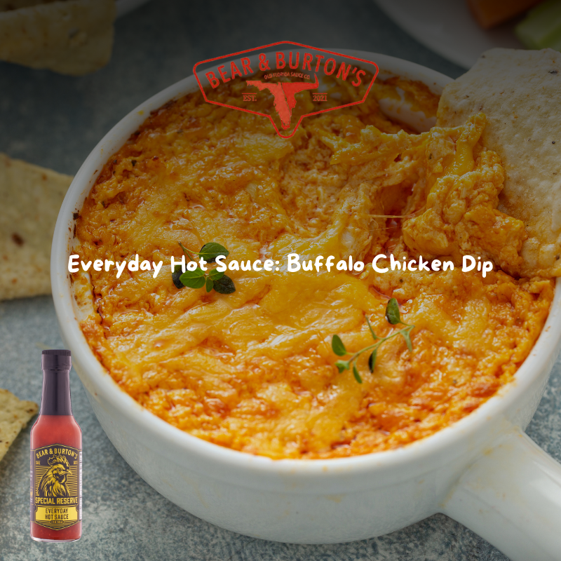 Everyday Hot Sauce Buffalo Chicken Dip