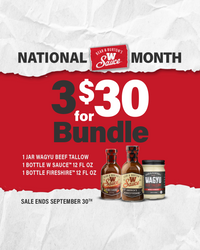 National Bear & Burton’s W Sauce Month -  3 For $30 Bundle