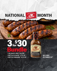 National Bear & Burton’s W Sauce Month -  3 For $30 Bundle