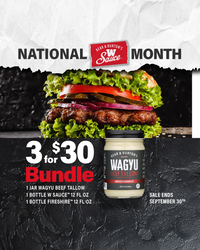 National Bear & Burton’s W Sauce Month -  3 For $30 Bundle