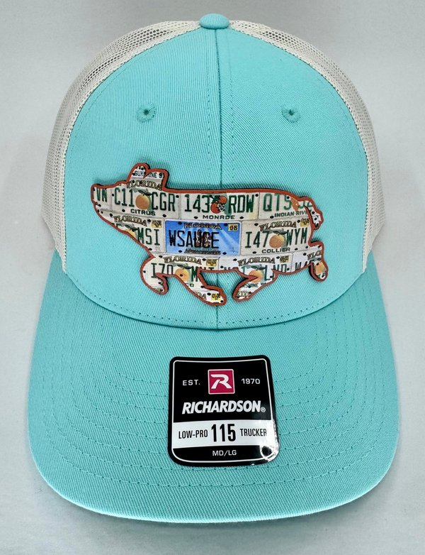 W Sauce "Swimming Pig" Trucker Hat x Cody's Fish